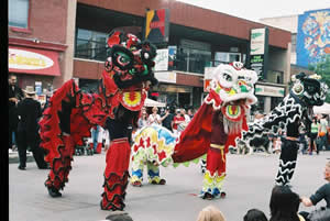 Canada Day lions